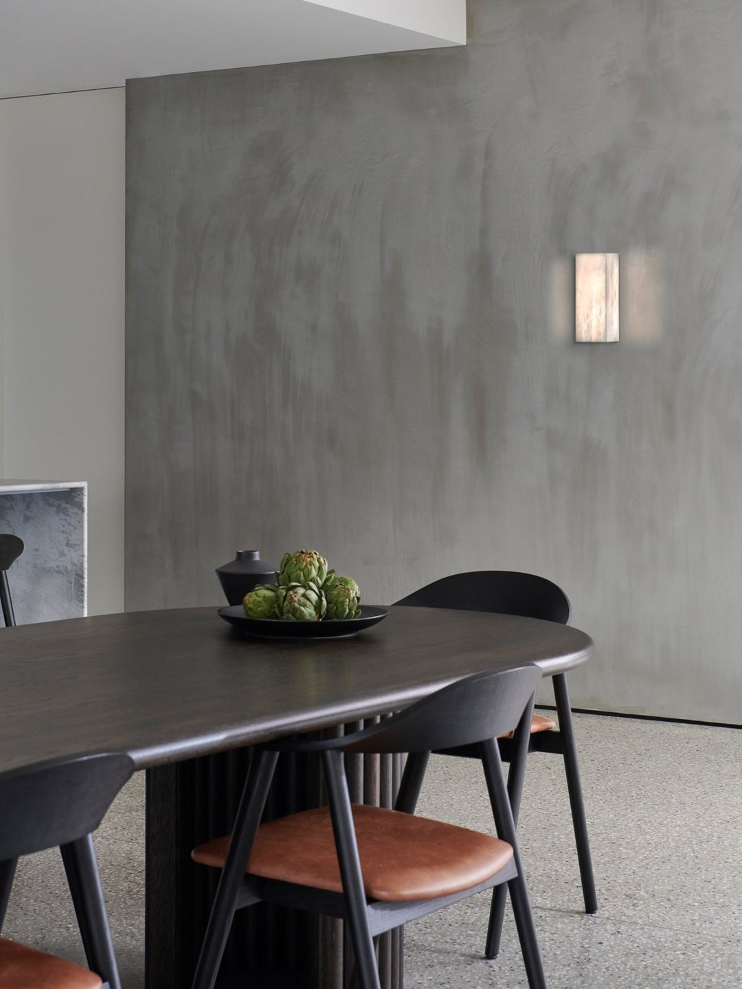 Times Alabaster Wall Sconce with Colour-Adjustable LED by Beacon Lighting - view 3