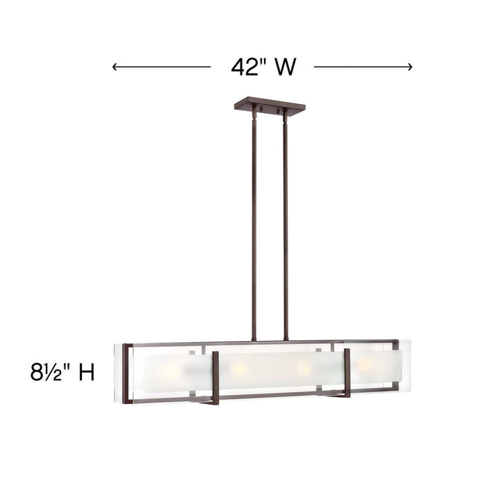Latitude Medium Four Light Linear