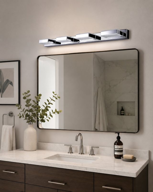 LED Wall Sconce with Stainless Steel Frame and Acrylic Cover by Bethel - view 3