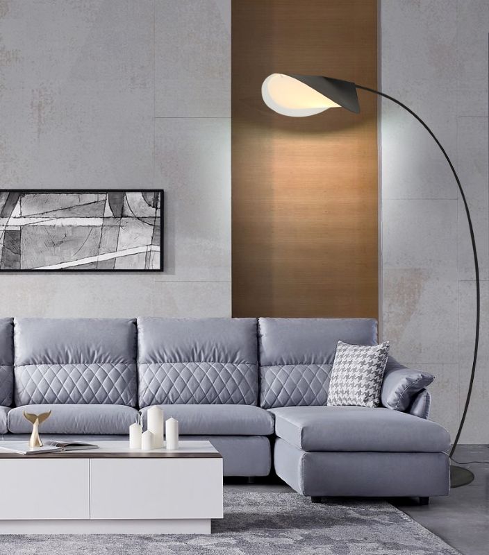 Matte Black Floor Lamp by Bethel - view 8