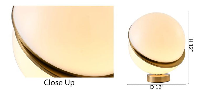Gold Table Lamp by Bethel - view 4