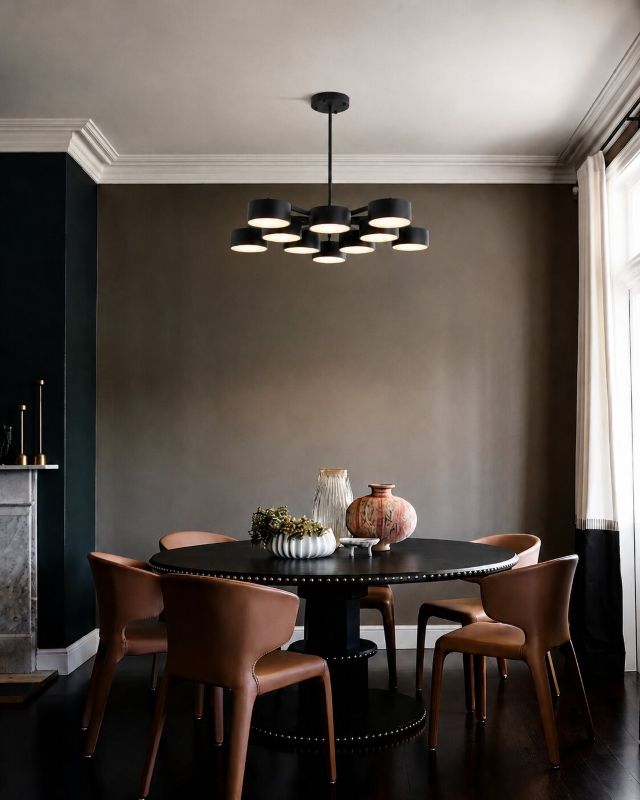 Frame Light Fixture with Shades and Frosted Diffusers by Bethel - view 19