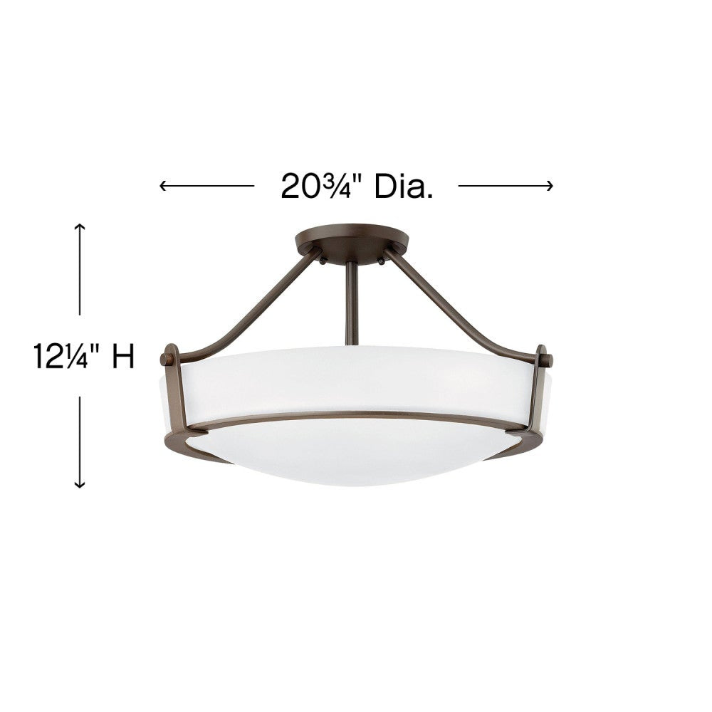 Hathaway Medium Semi-Flush Mount