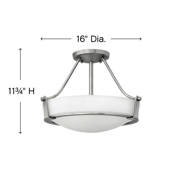 Hathaway Medium Semi-Flush Mount