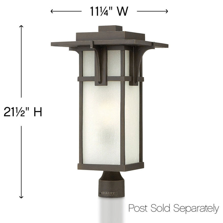 Manhattan Large Post Mount Lantern