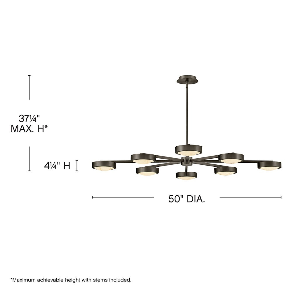Cava Large Convertible Semi-Flush Mount