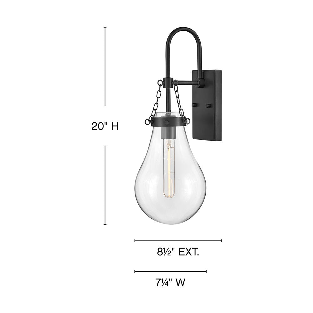 Eloise Large Single Light Sconce