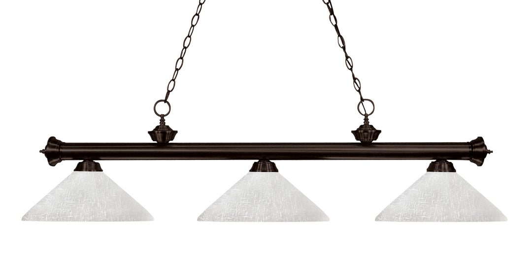 Riviera - 3 Light Billiard Light (200-3BRZ-AWL14)