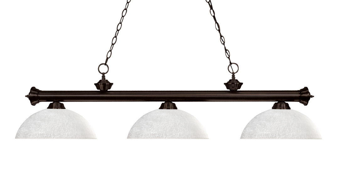 Riviera - 3 Light Billiard Light (200-3BRZ-DWL14)
