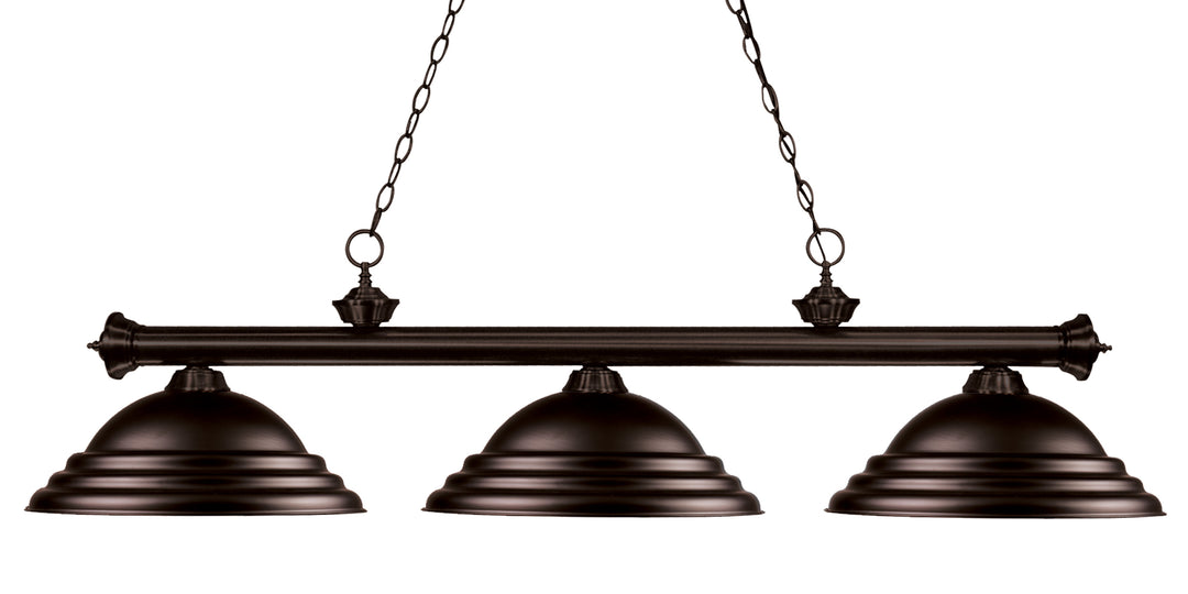 Riviera - 3 Light Billiard Light (200-3BRZ)