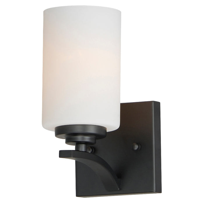 Deven 1-Light Wall Sconce Black