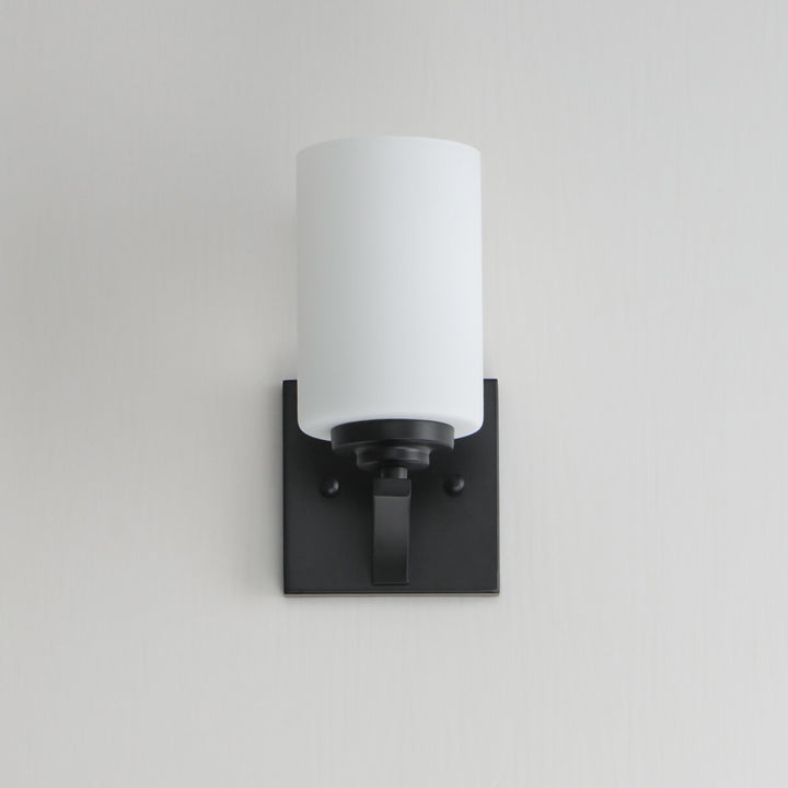 Deven 1-Light Wall Sconce Black alternate view