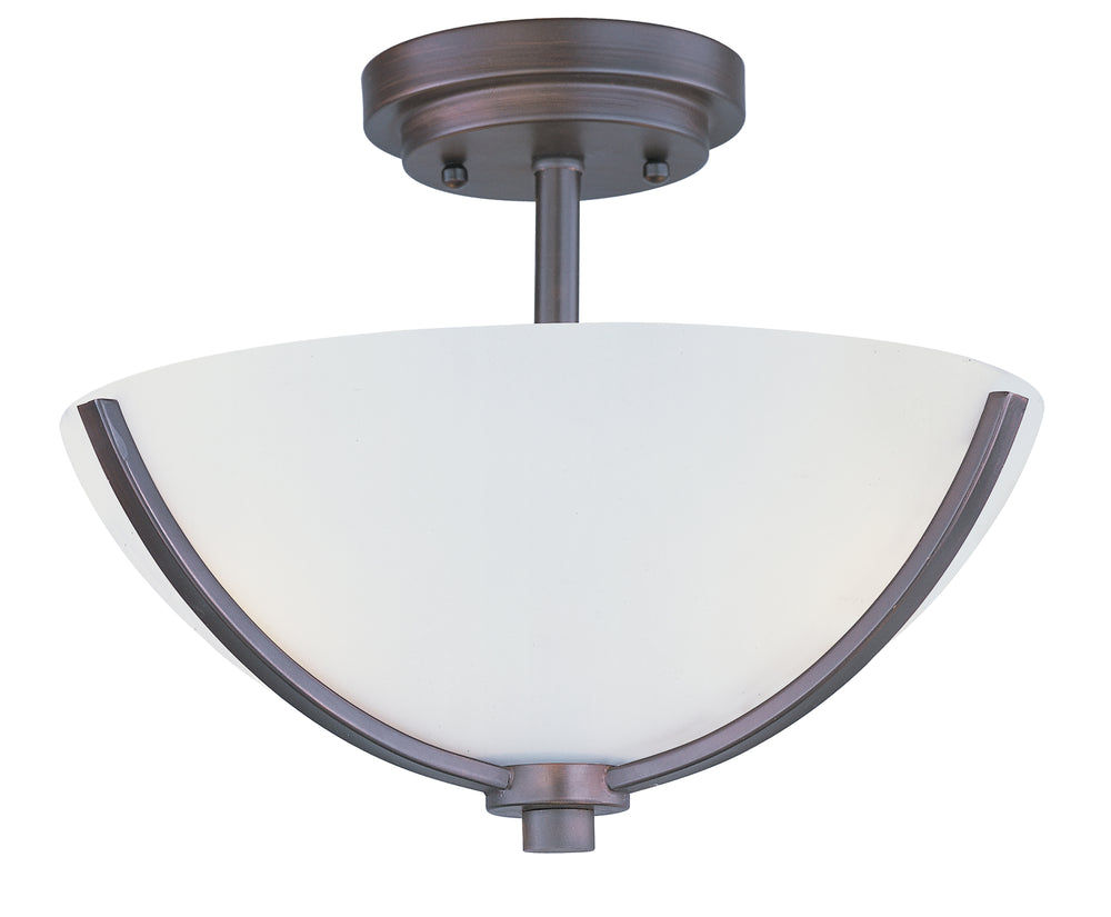 Deven 3-Light Semi-Flush Mount Oil Rubbed Bronze