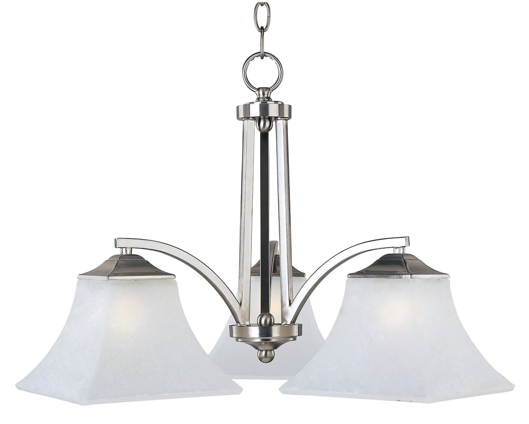 Aurora Chandelier Satin Nickel