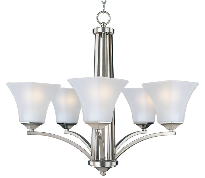 Aurora Chandelier Satin Nickel