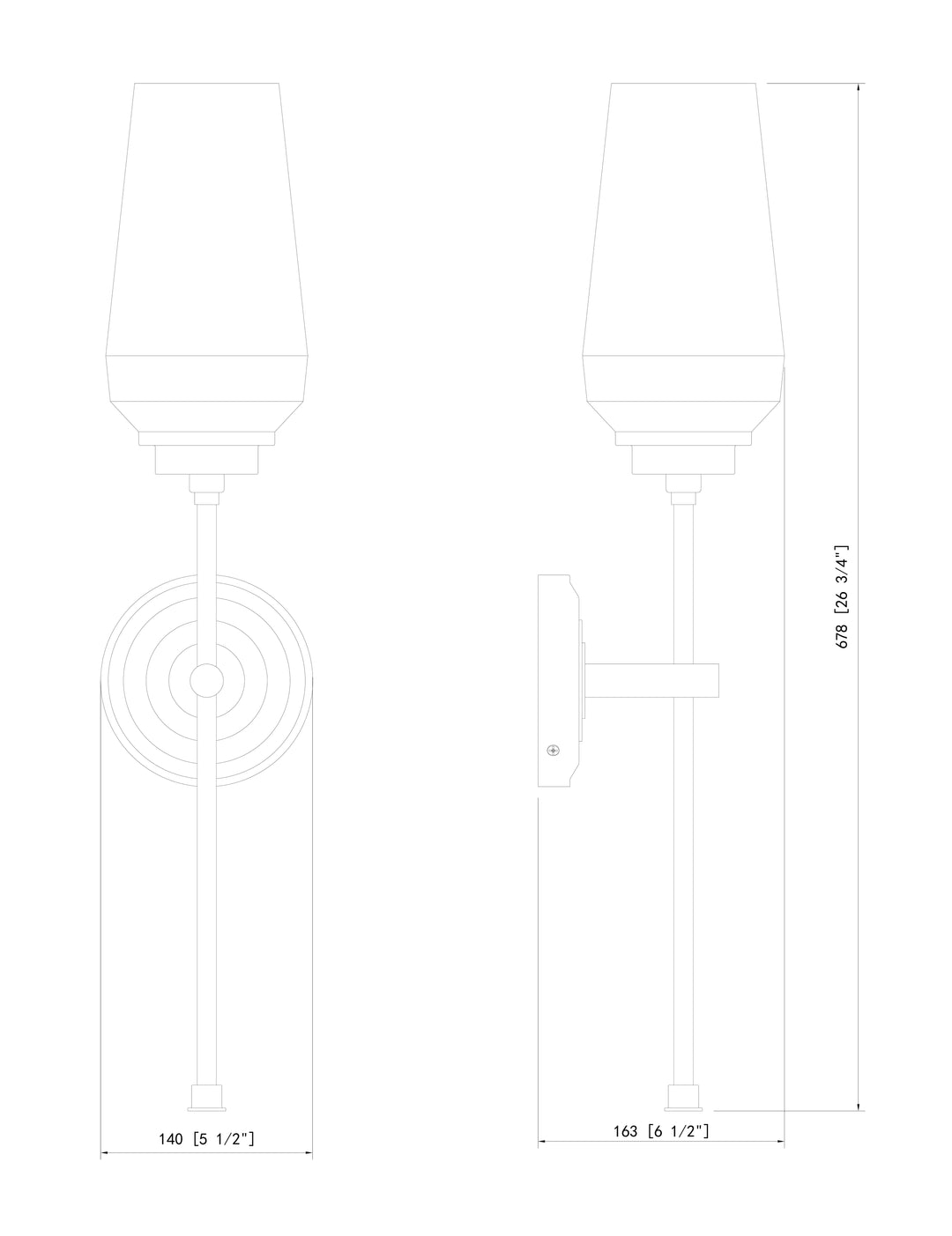 Clara - 1 Light Wall Sconce