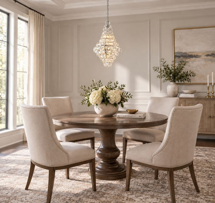 Clear Crystal Chandelier with Hardware (GL438) by Bethel - view 12