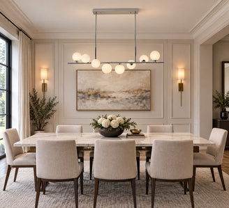 Frame Chandelier with Spiral Glass Shades by Bethel - view 20