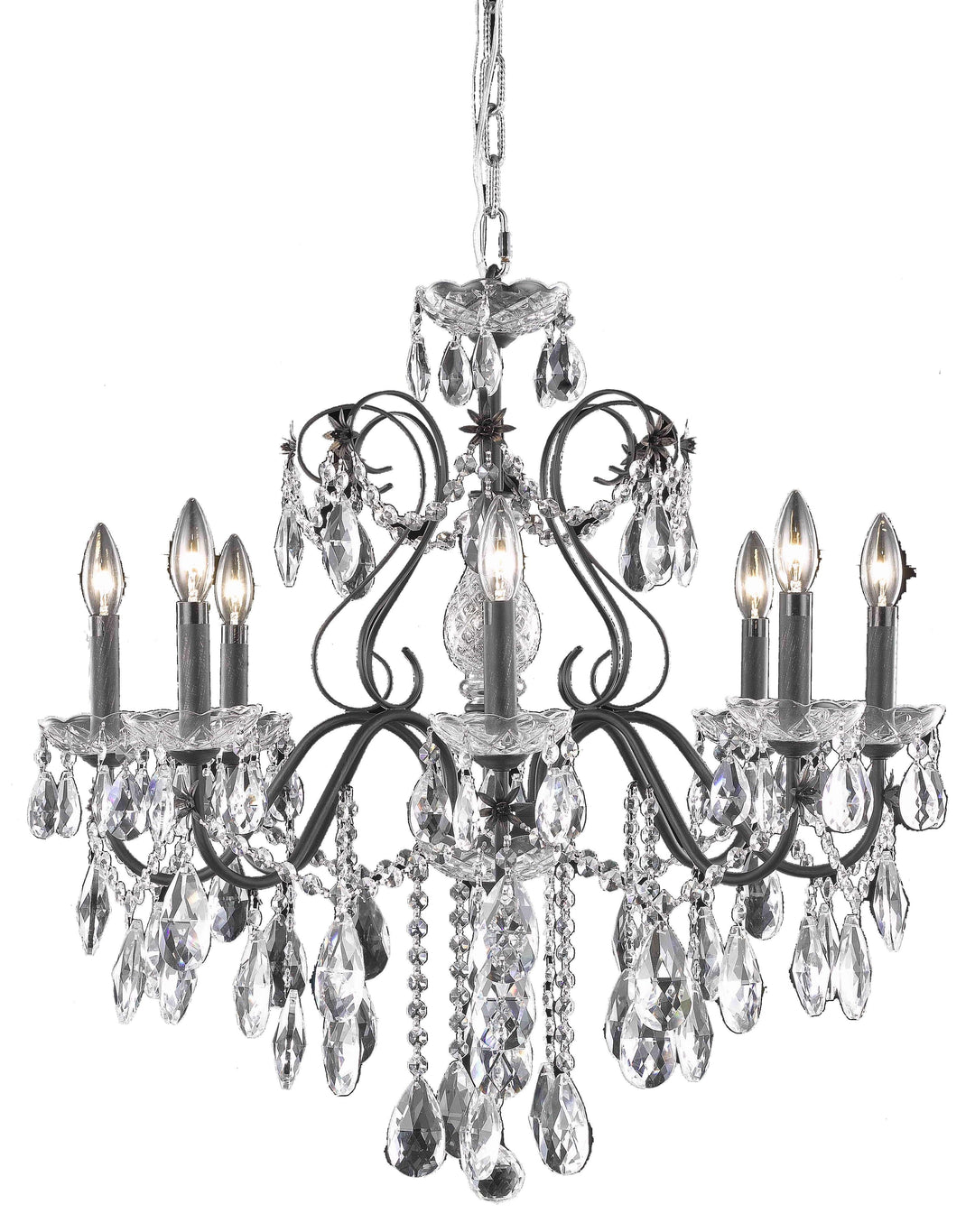 St. Francis Crystal Chandelier by Elegant - view 7