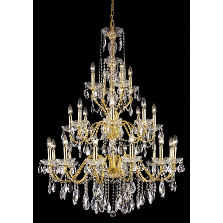 St. Francis Crystal Chandelier in Gold by Elegant