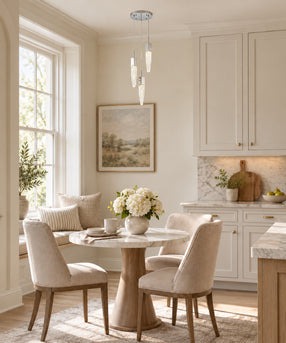 Gun Metal Frame Chandelier with Clear Bubble Crystal Pendants by Bethel - view 15
