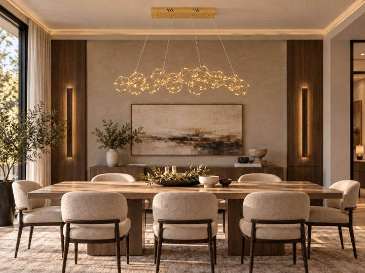 LED Star Light Net Chandelier with Hardware by Bethel - view 10