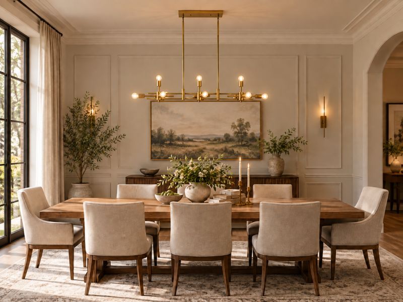 Rectangular Frame with Visible Chandelier by Bethel - view 6