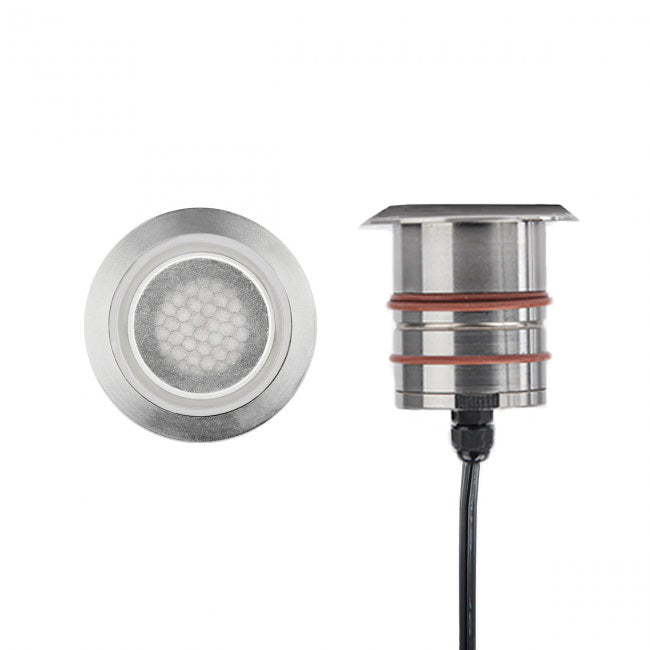2" Inground Recessed Round Hex Louver