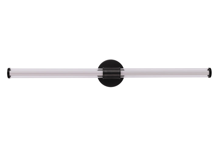 Contrast LED Vanity Light in Flat Black by Craftmade