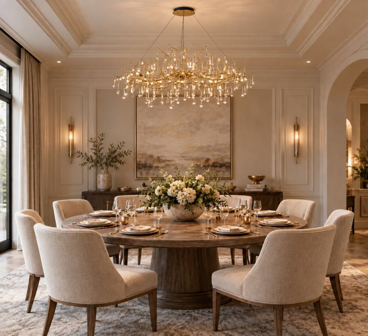 Gold Glass Chandelier (CN18) by Bethel - view 5