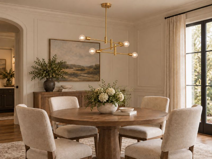 Three Tier Pipe Arm Ceiling Fixture by Bethel - view 8