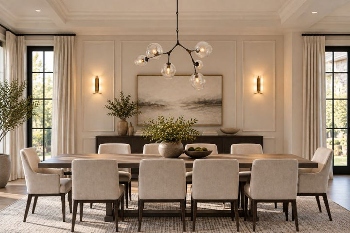 Frame Ceiling Fixture with Clear Glass Open Shades by Bethel - view 5
