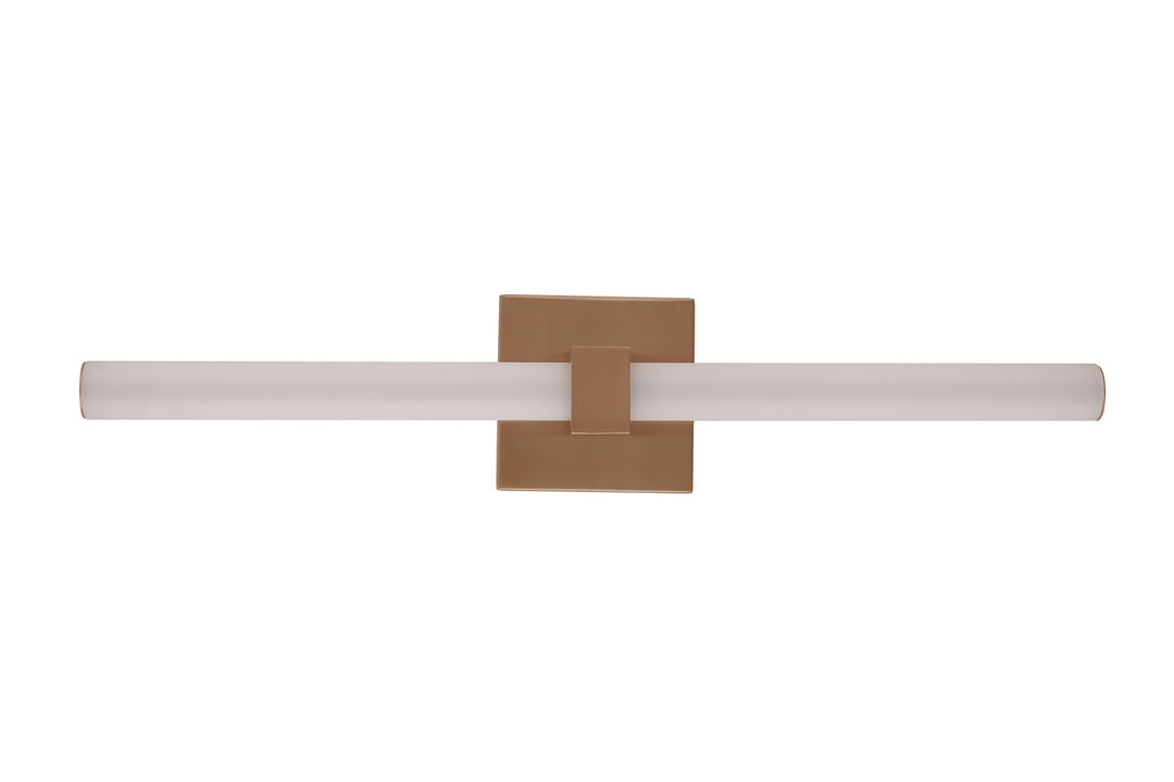 Linear LED Vanity Light in Satin Brass by Craftmade