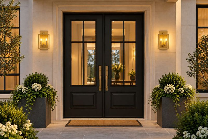 Oil Bronzed Framed Outdoor Wall Sconce with Edges and Clear by Bethel - view 21
