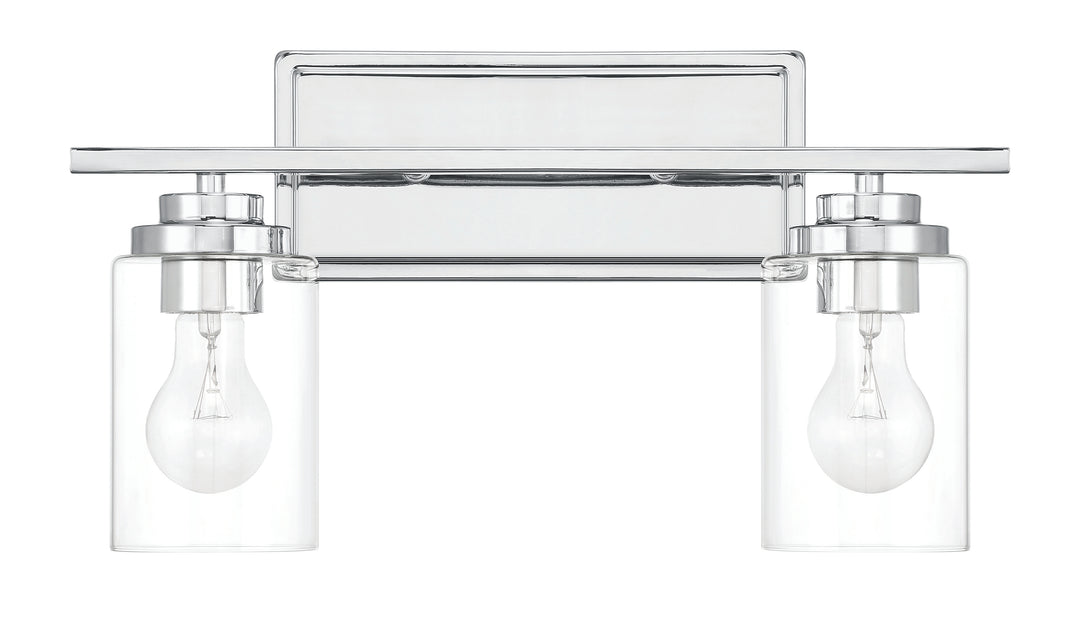Clark Vanity Light in Chrome by Craftmade