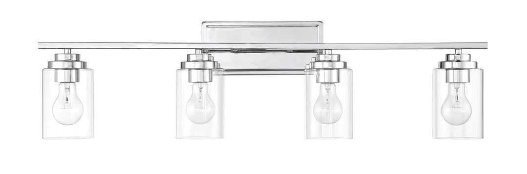 Clark Vanity Light in Chrome by Craftmade