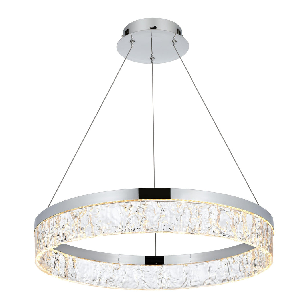 Linden Chandelier in Chrome by Elegant