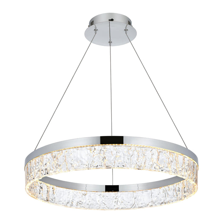 Linden Chandelier in Chrome by Elegant