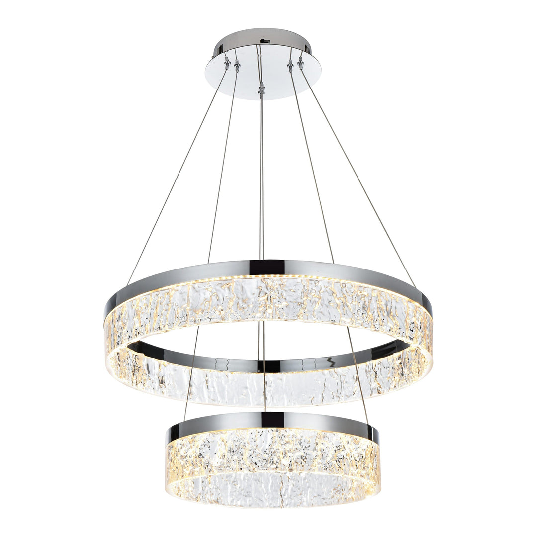 Linden Chandelier in Chrome by Elegant