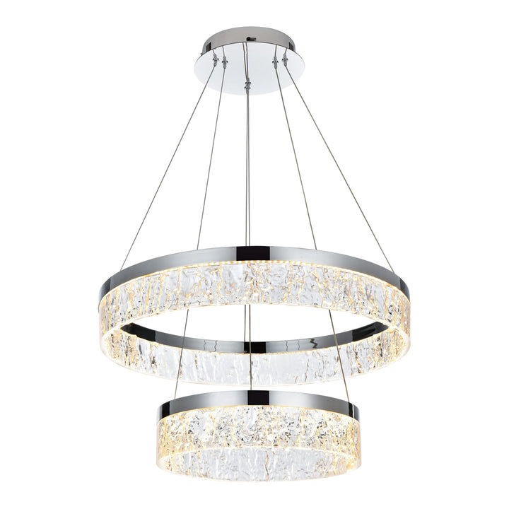 Linden Chandelier in Chrome by Elegant