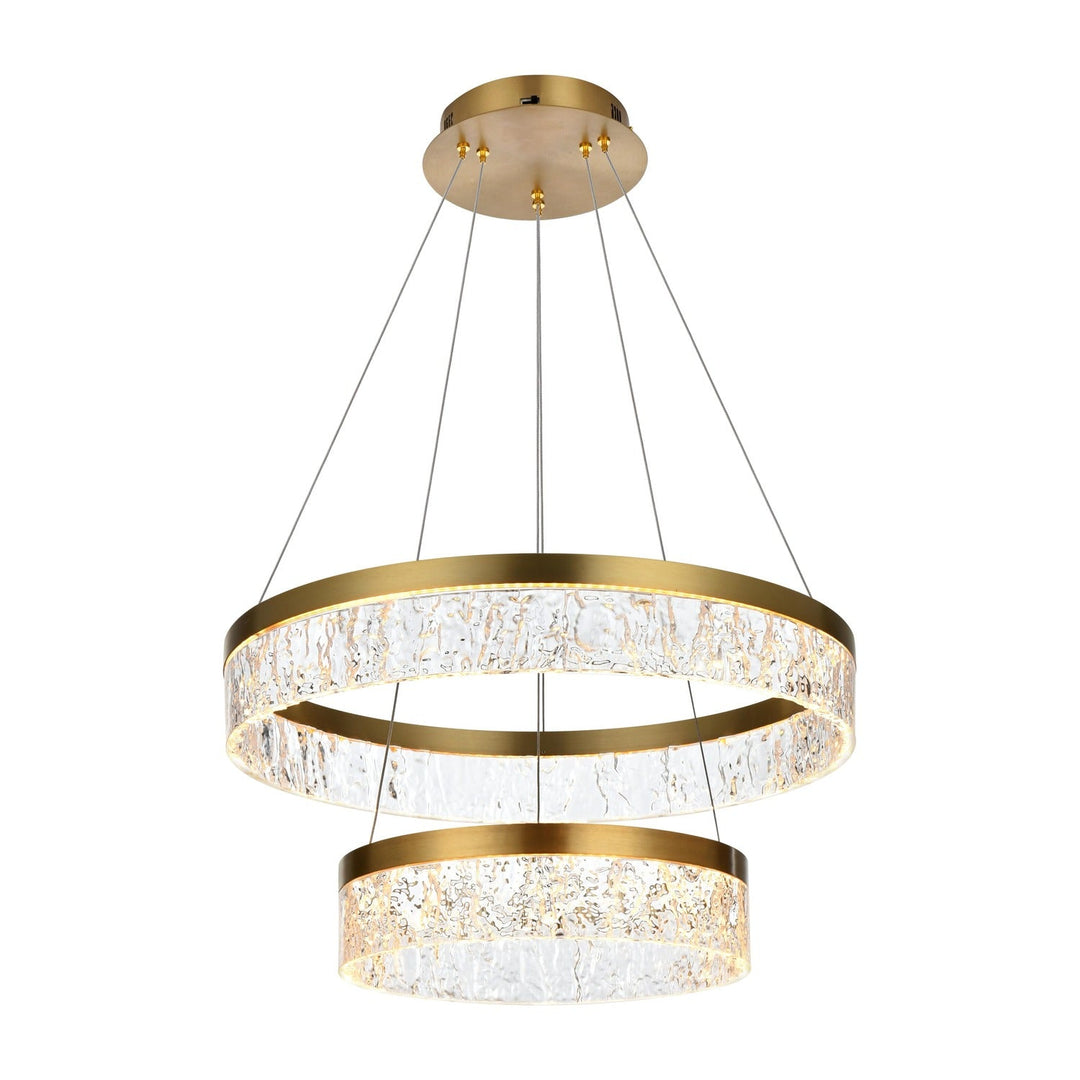 Linden Chandelier in Satin Gold by Elegant