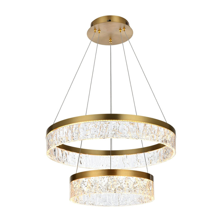 Linden Chandelier in Satin Gold by Elegant