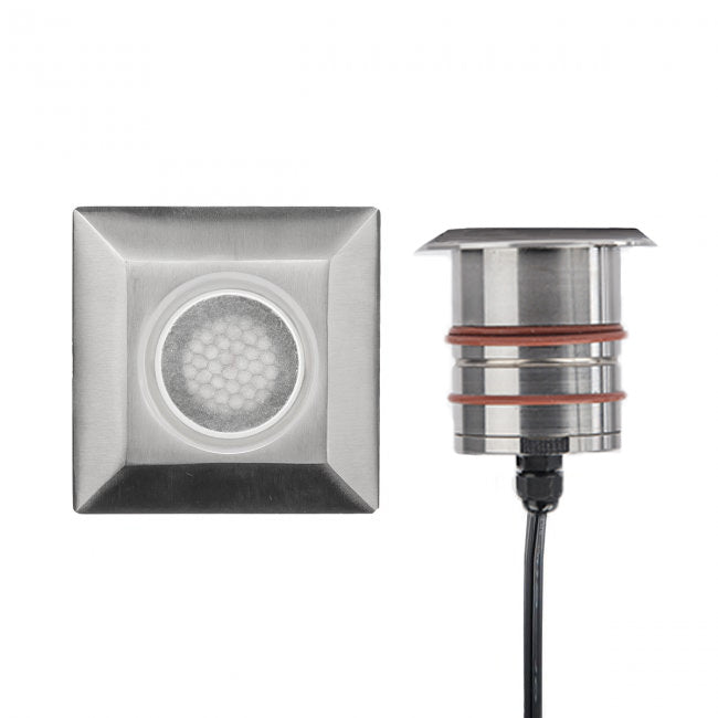 2" Inground Recessed Square Hex Louver