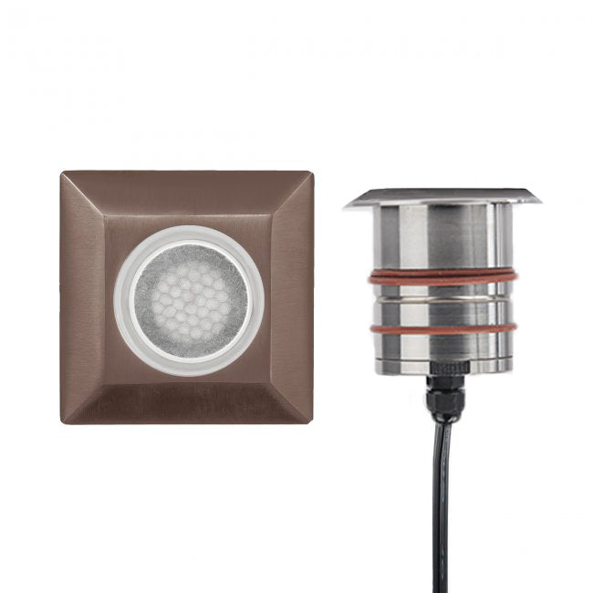 2" Inground Recessed Square Hex Louver