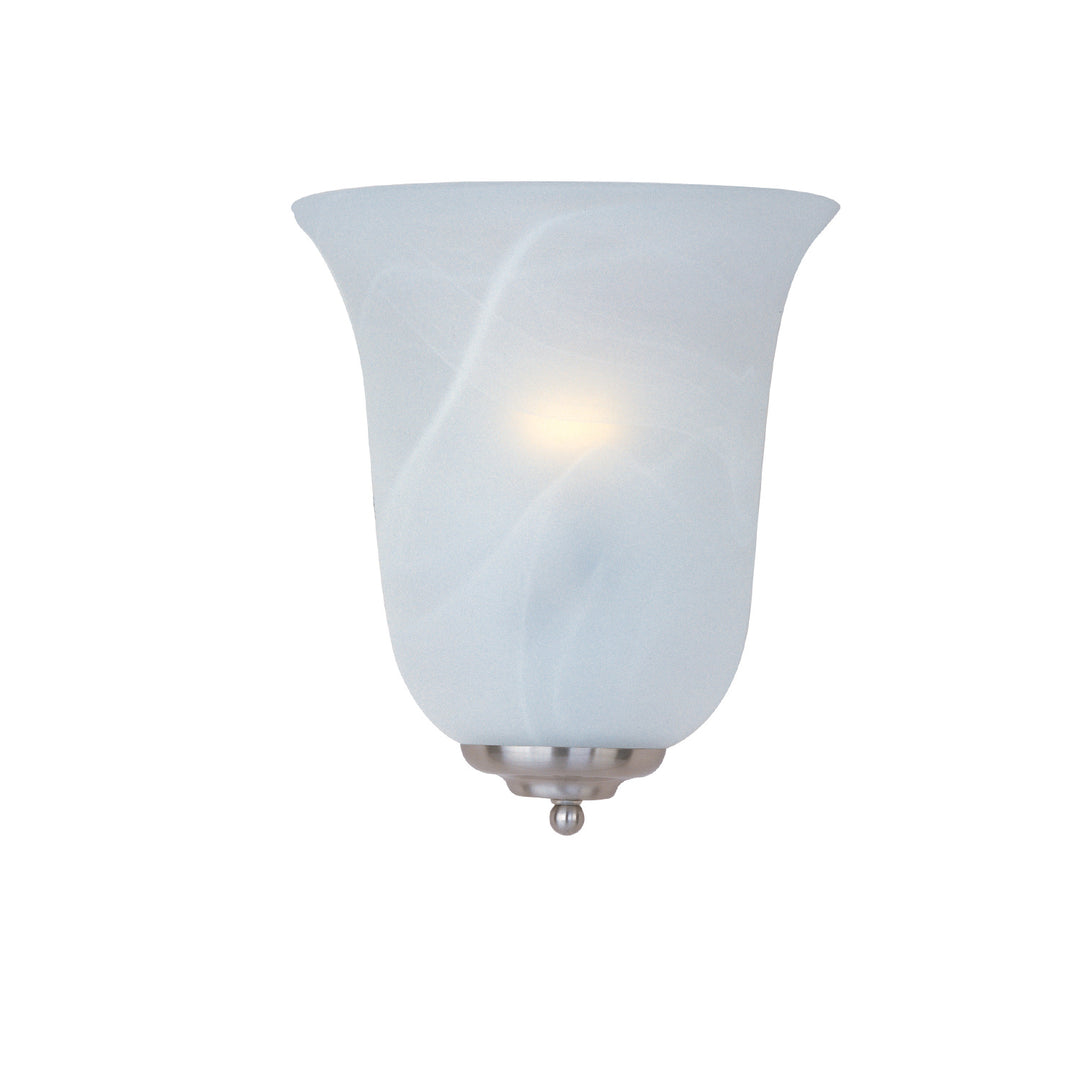 Essentials 1-Light Wall Sconce Satin Nickel (MRSN)