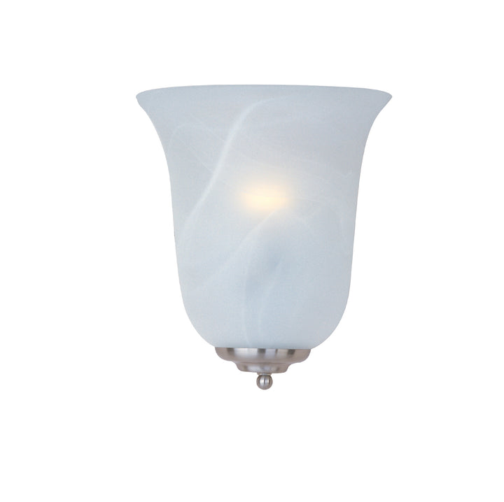 Essentials 1-Light Wall Sconce Satin Nickel (MRSN)