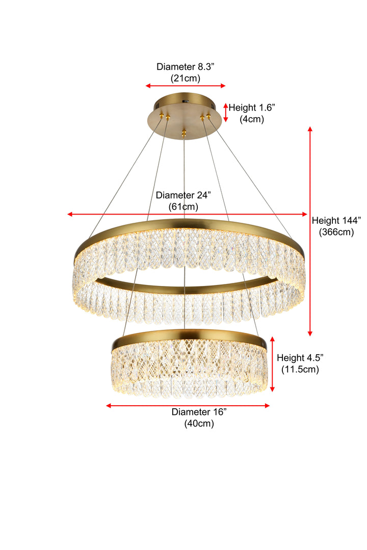 Rune Chandelier by Elegant - view 44