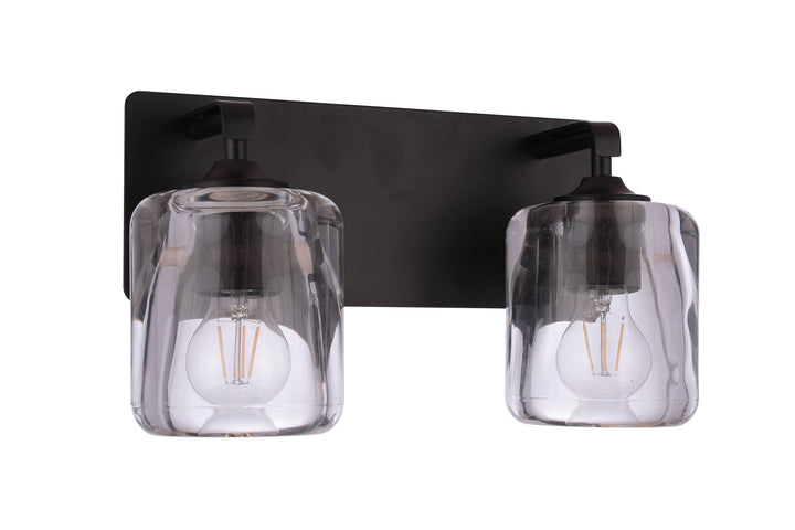 Andie Vanity Light in Flat Black by Craftmade