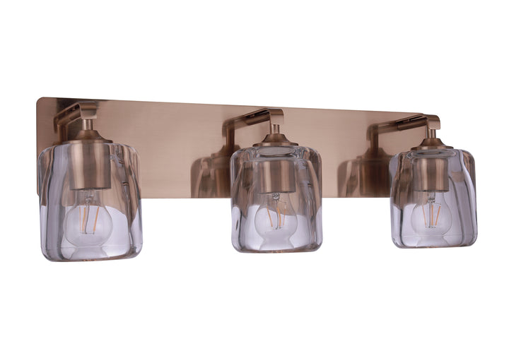 Andie Vanity Light in Satin Brass by Craftmade