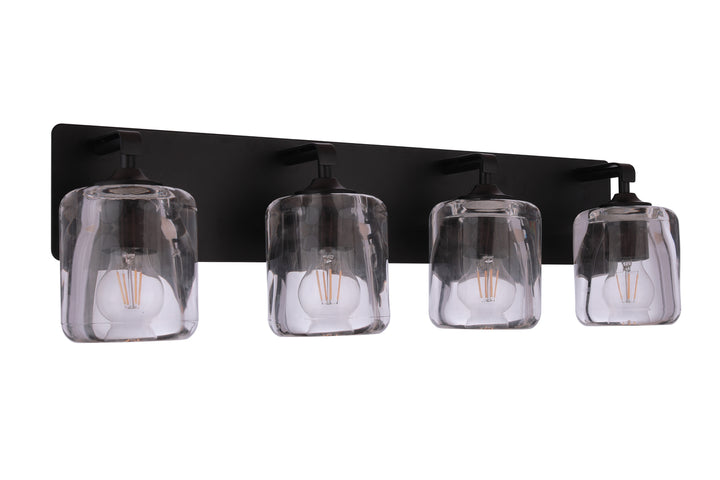 Andie Vanity Light in Flat Black by Craftmade